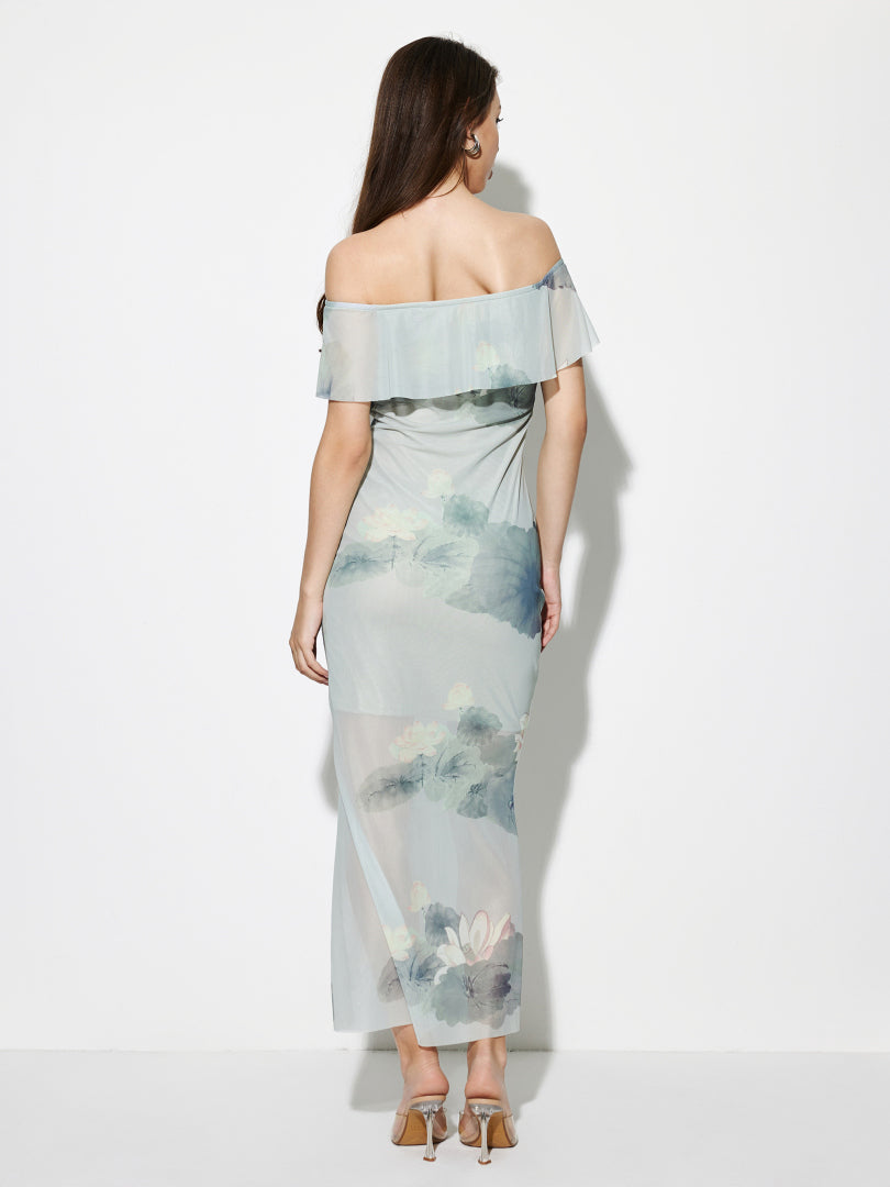 Printed Cocktail Dress 1277872
