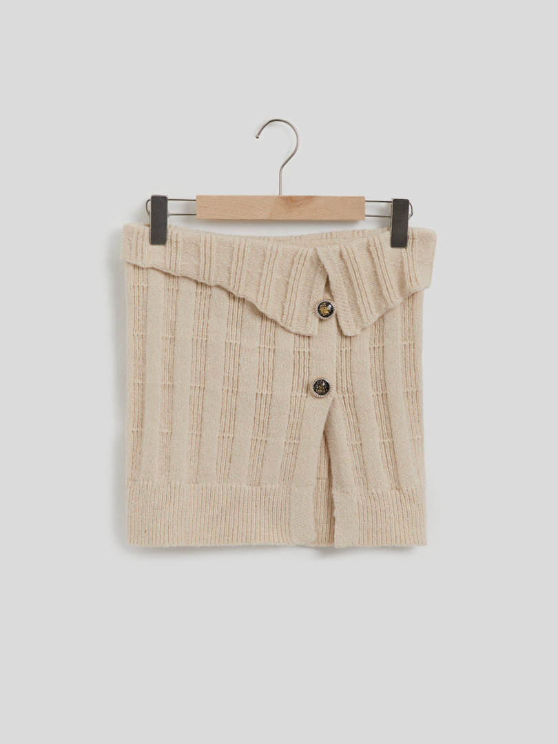Buttoned Straight Skirt 109328