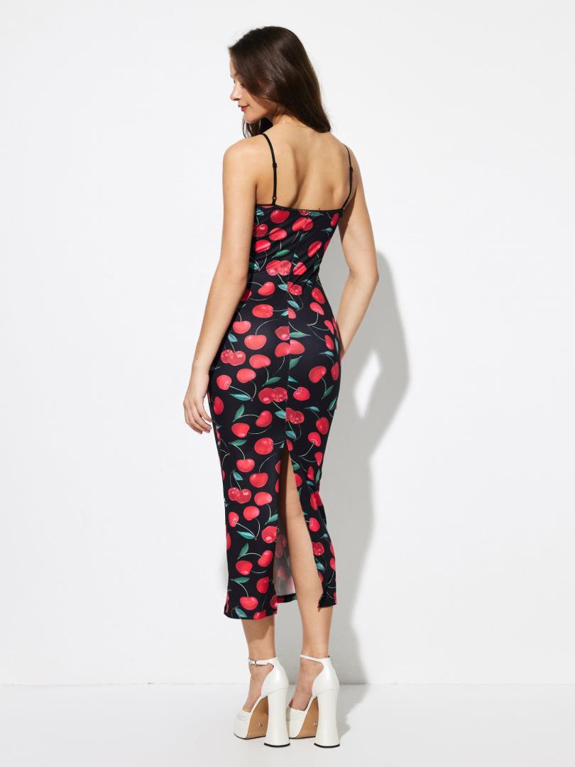 فستان كشكش Bodycon 1279982