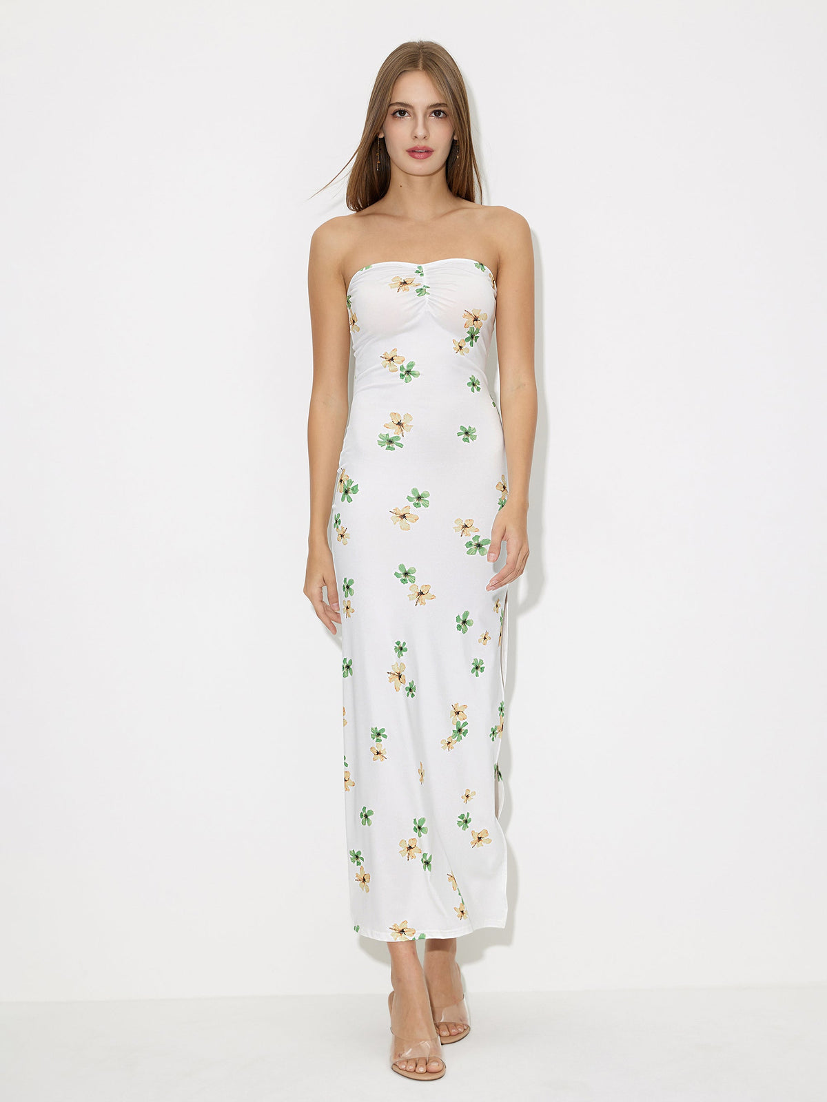 Gathered Bodycon Dress 119693