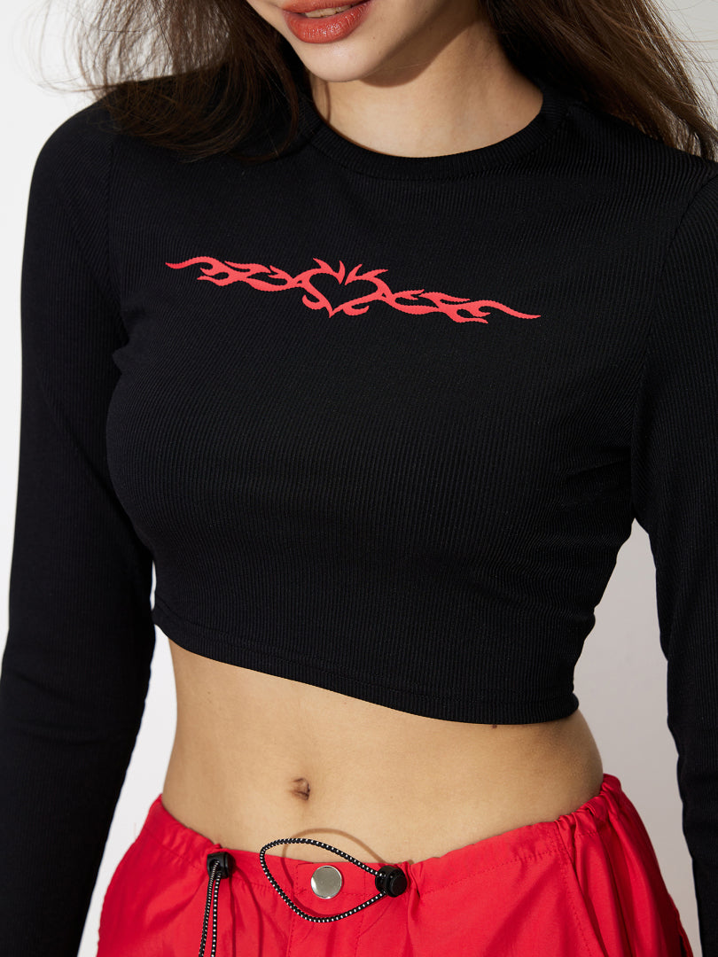 Printed Pullover T-Shirt 118684