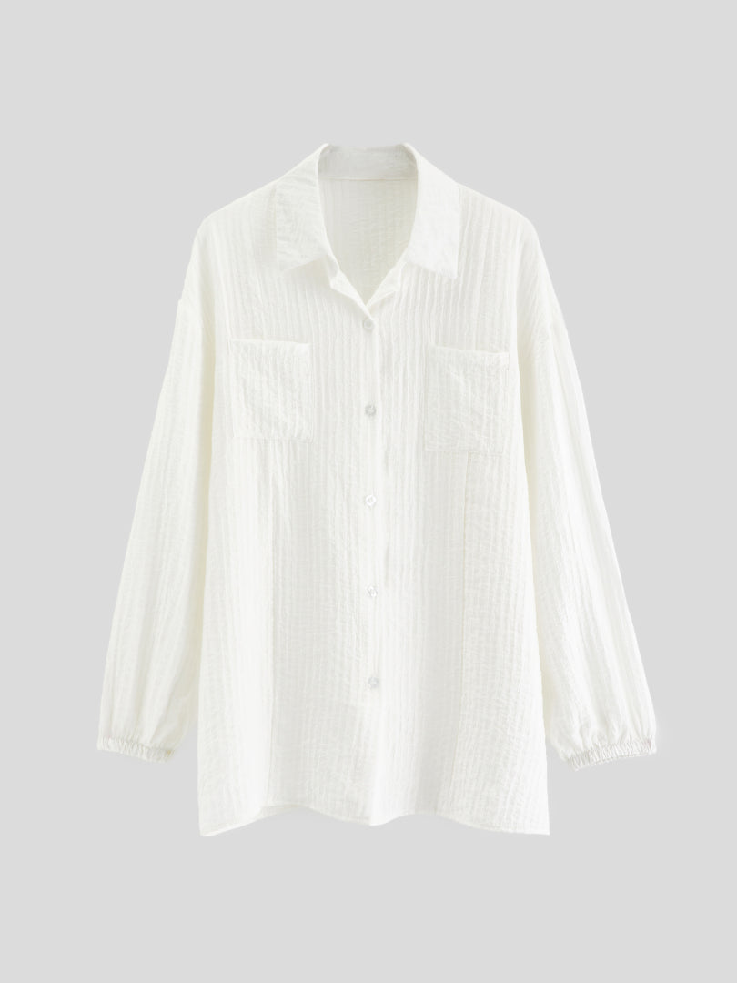 Pocket Placket Blouse 1277612