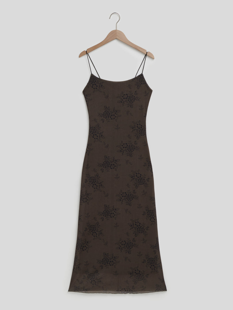 Printed Bodycon Maxi DRess 117558