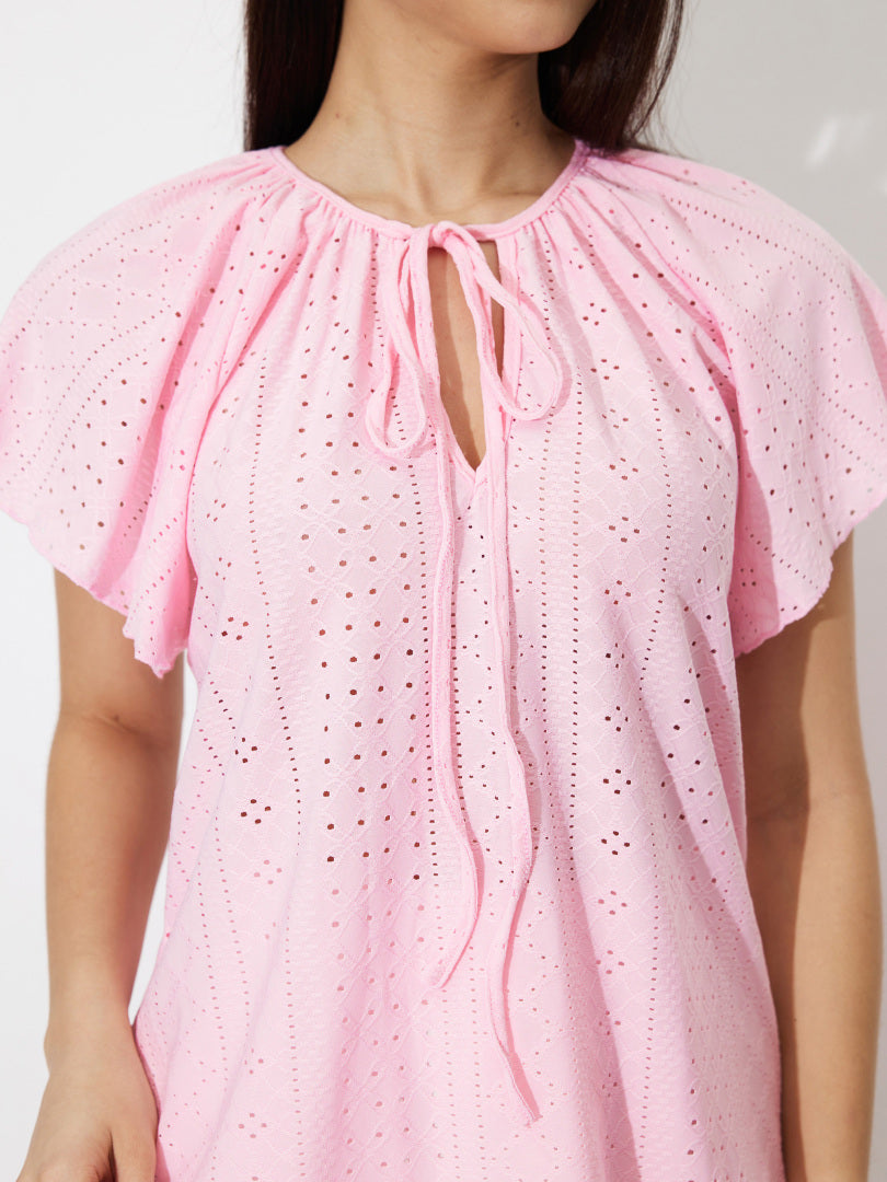 Knotted Pullover Blouse 120087