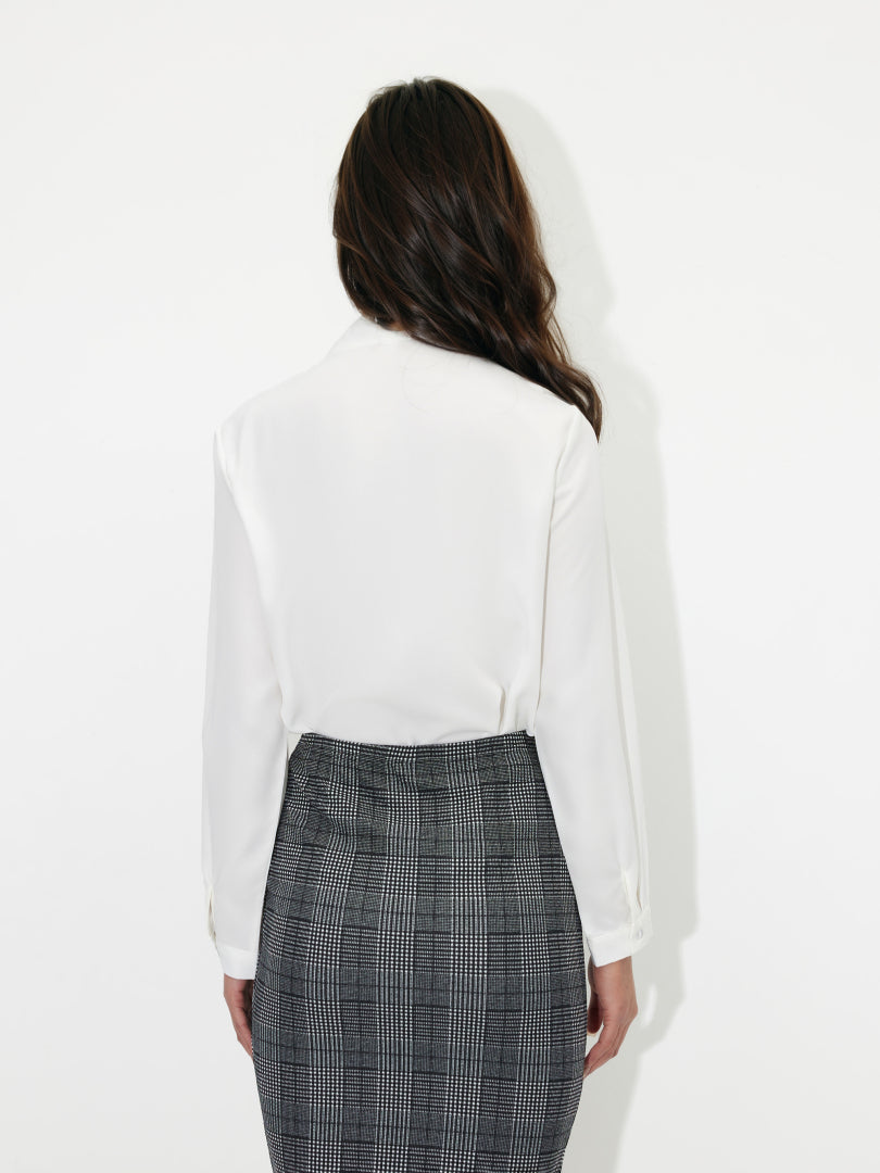 Tied Detail Shirt Style Top 121314