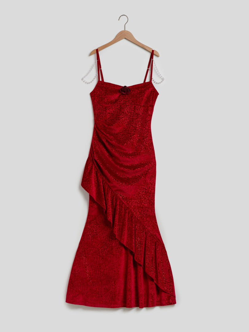 Ruffle Bodycon Dress 115034