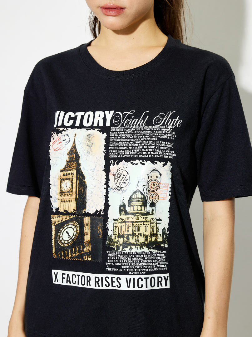 Printed Pullover T-Shirt 1268022