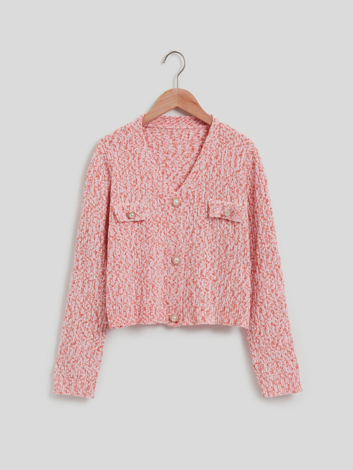 Buttoned Knit Cardigan 113960