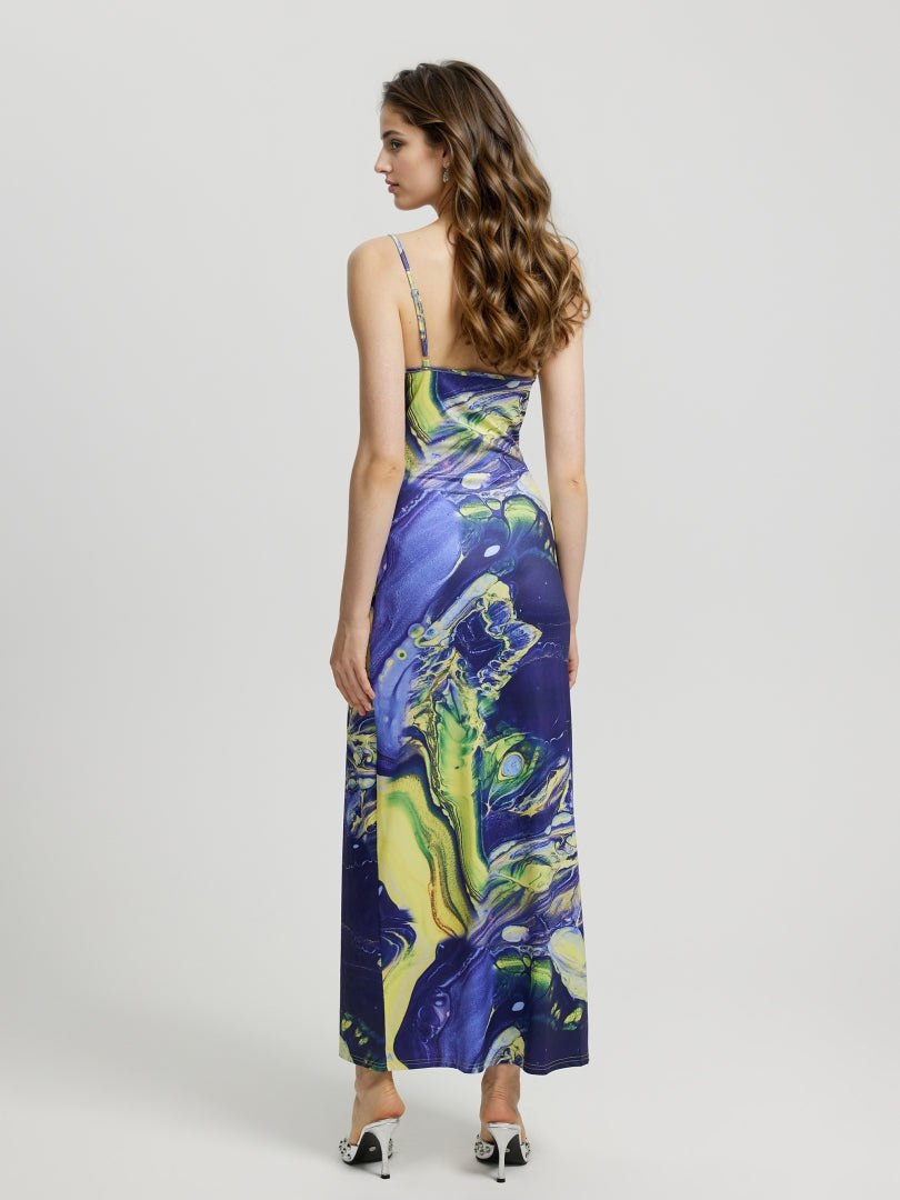 Printed Bodycon Dress 113870