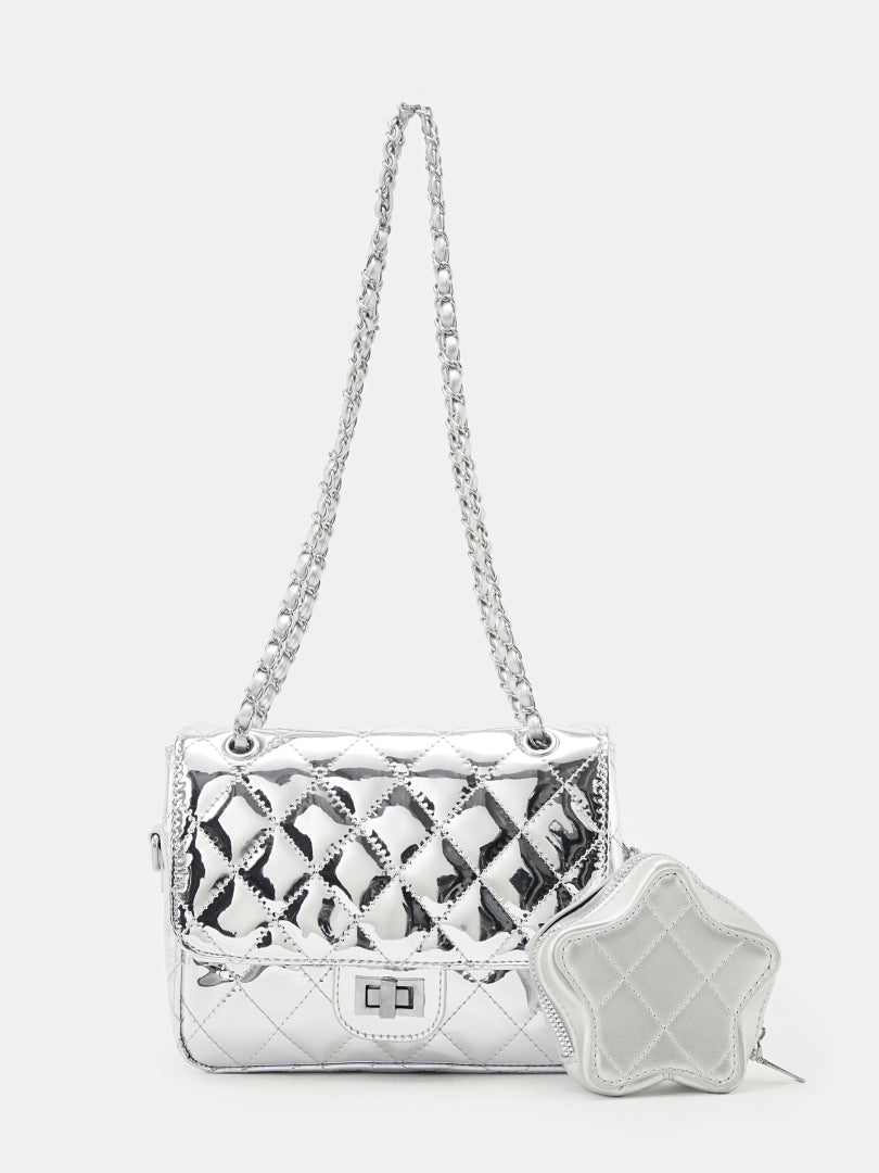 Solid Box Shoulder Bag 1281282