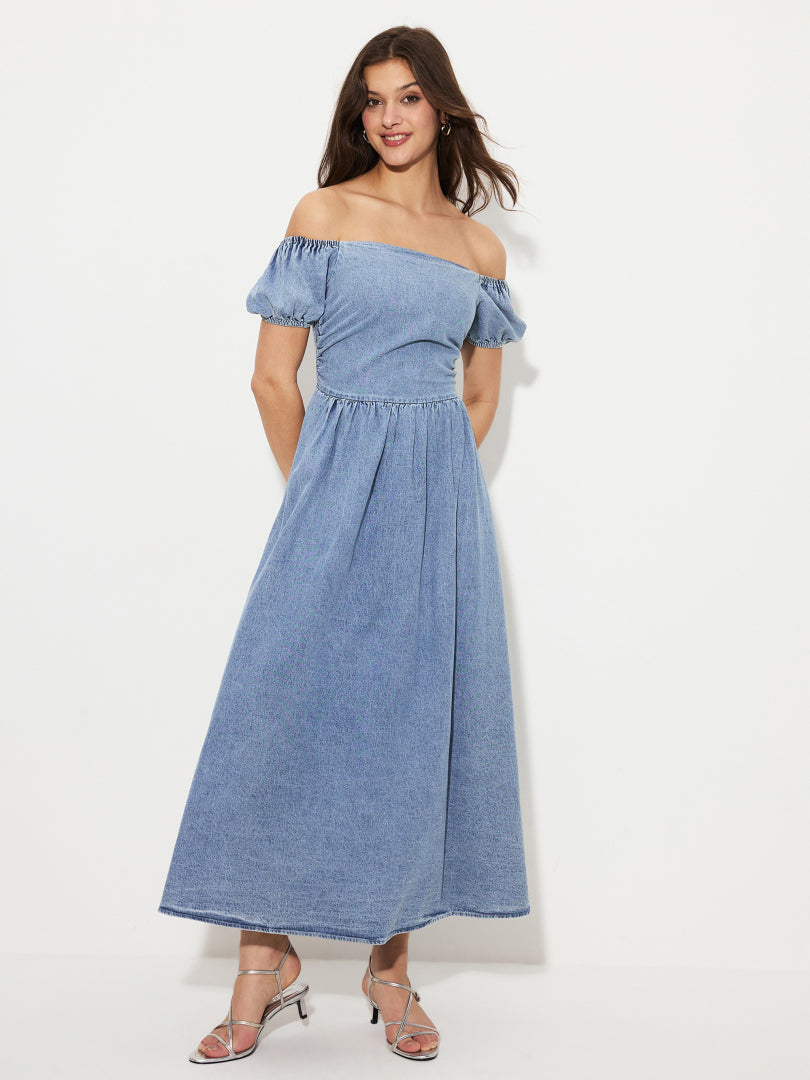 Denim Tube Dress 1251772