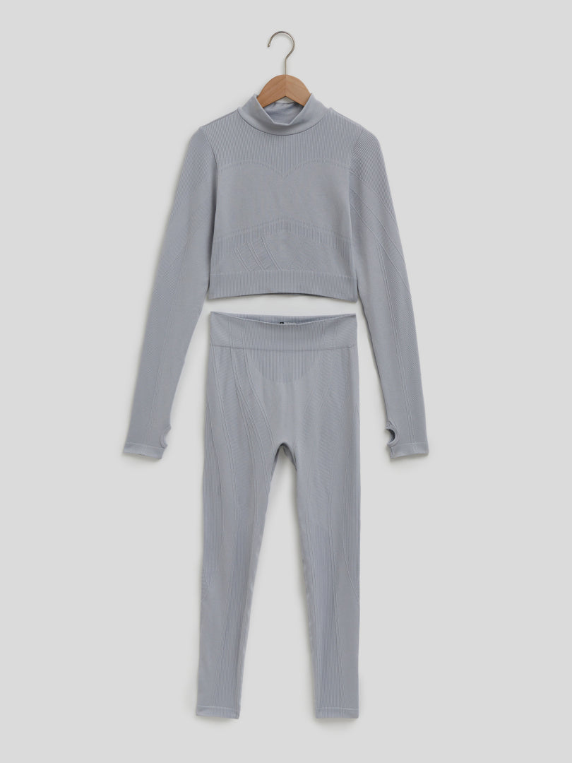 Textured Fitted Track Suit 117466