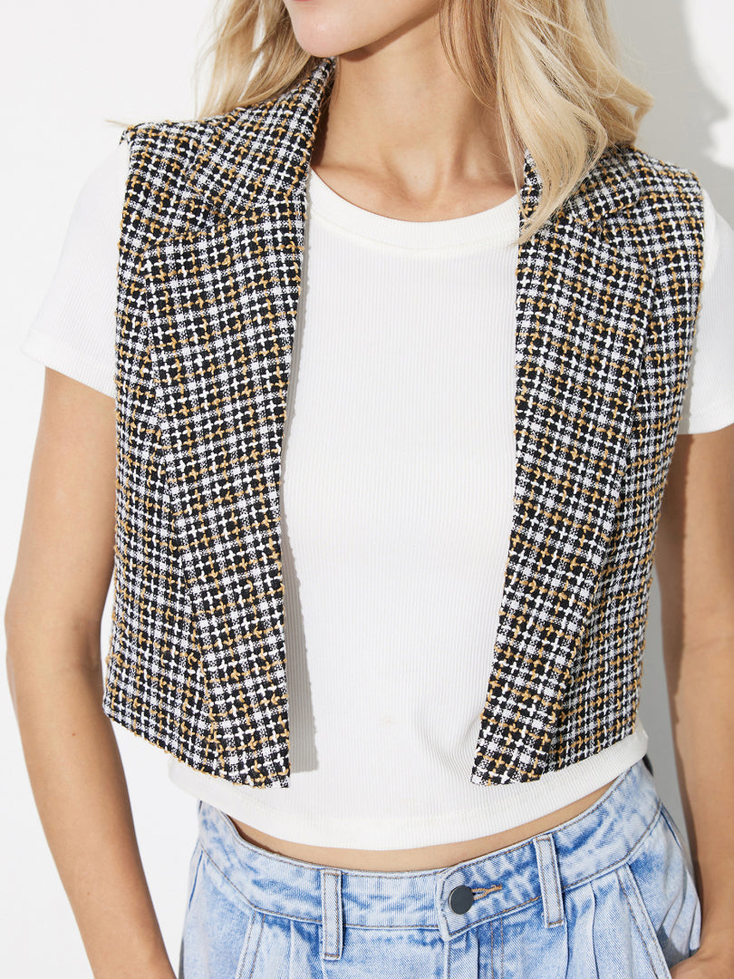 Plaid Waistcoat 120391