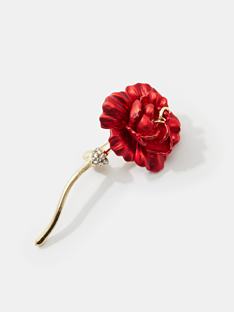 FOR MOM Red Rose Brooch 1263602