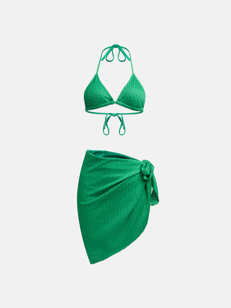 Sheer Bikini Set 119888