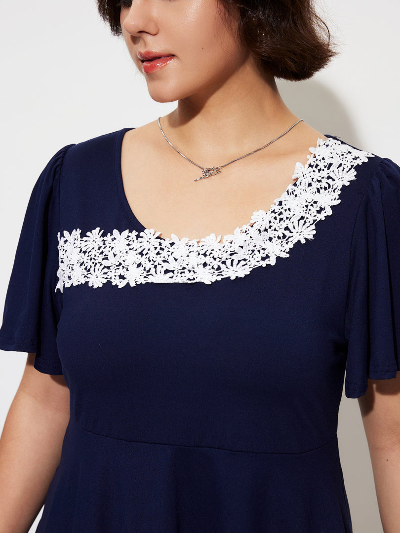 Plus Size Ruffle Plus Size Tops 1279612