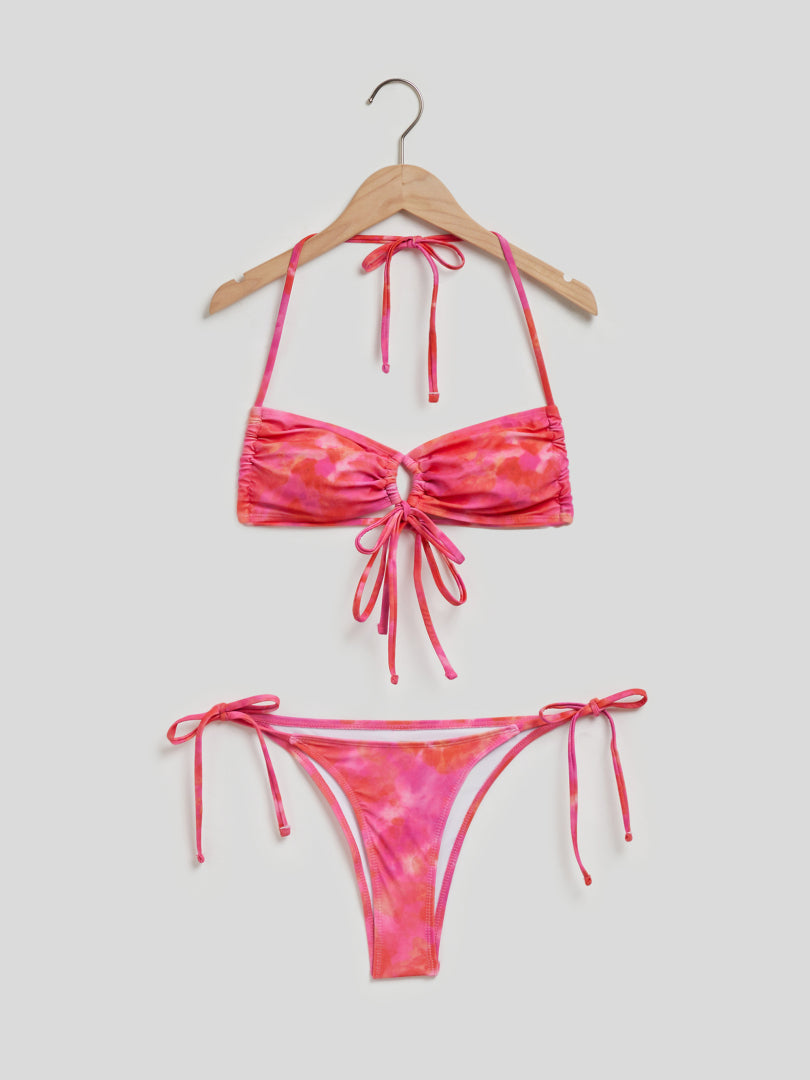 Open Back Bikini Set 113130