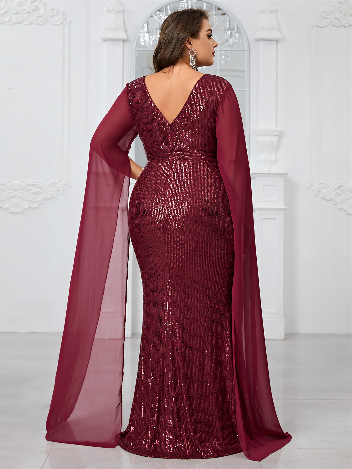 Plus Size Ribbon Arabian Dresses 1288212