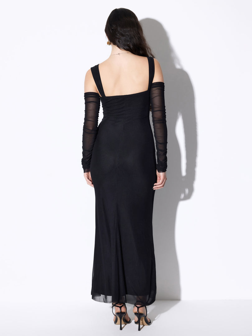 Cold-Shoulder Bodycon Dress 117667