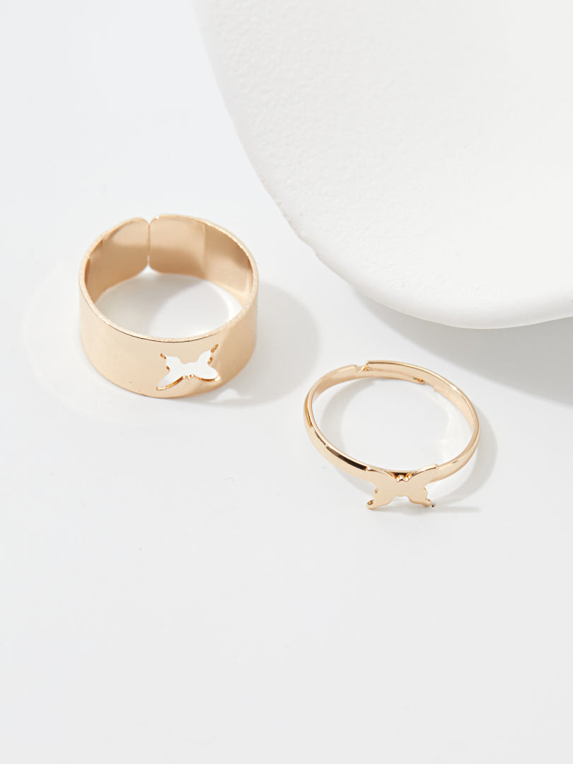 Animal Print Ring Set 120525