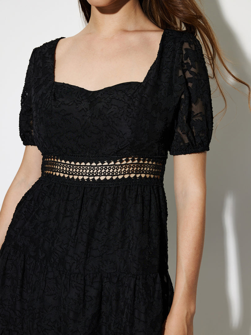 Patchwork A-Line Dress 1277142