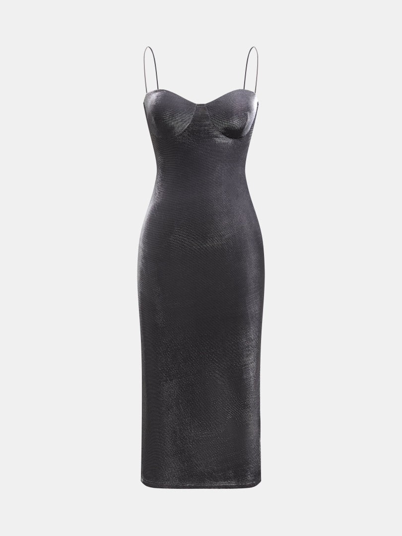 Slit Bodycon Dress 1263882
