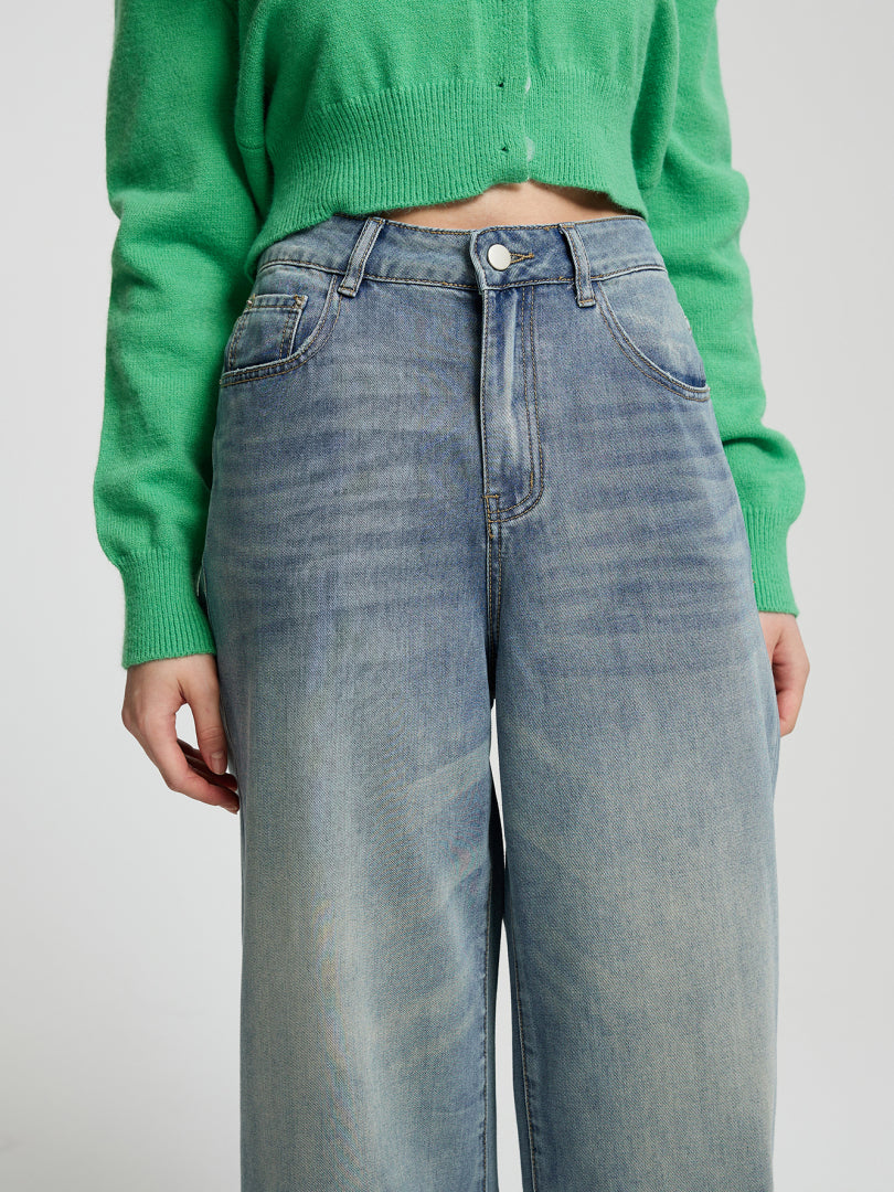 Straight Leg Jeans 113495