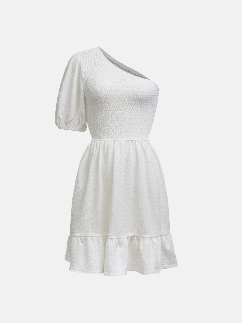 Ruffle A-Line Dress 119503