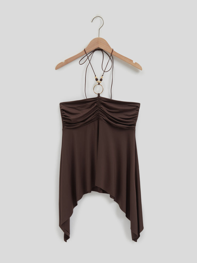 Gathered Halter Top 114308