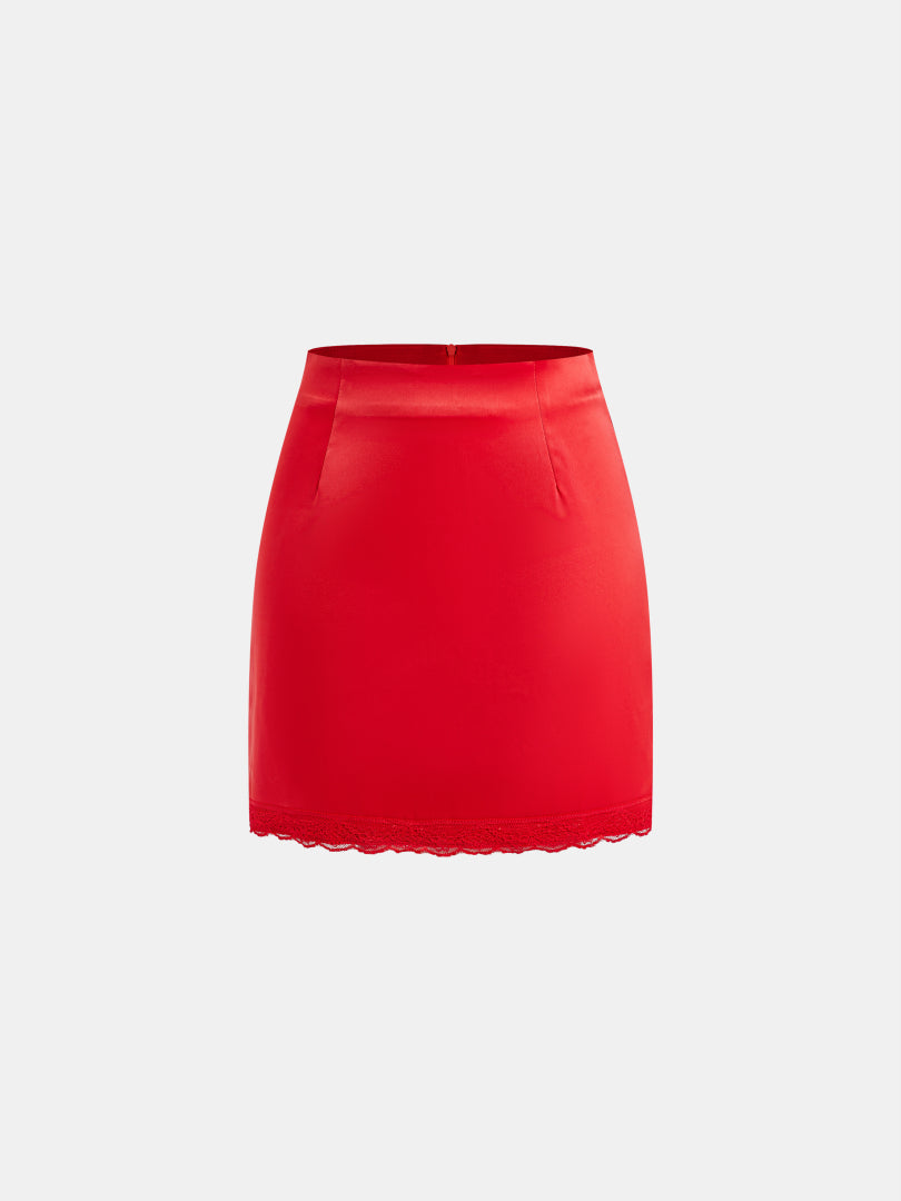 Patchwork A-Line Skirt 1252552