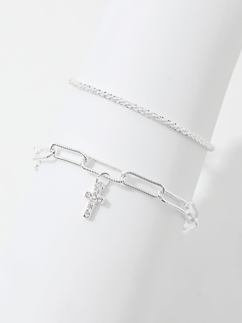 Rhinestone Bracelet Set 119445