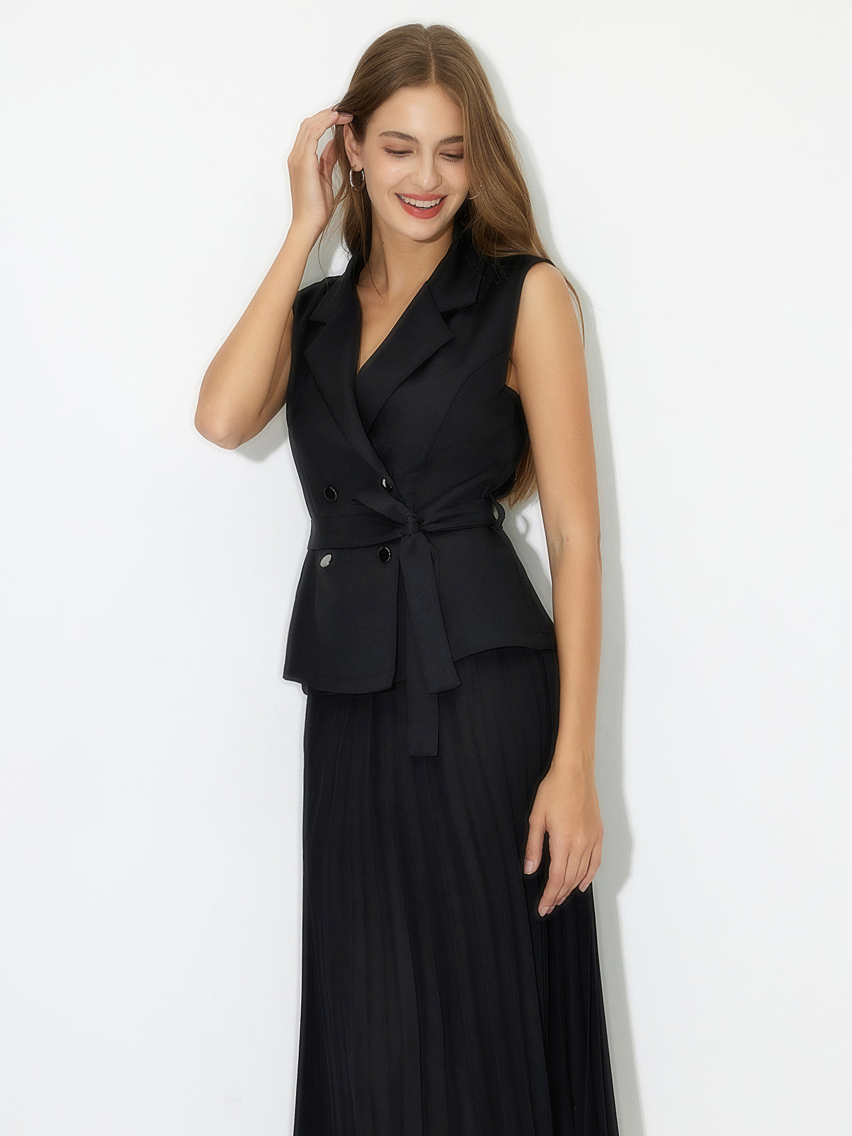 Buttoned Blazer Dress 118226