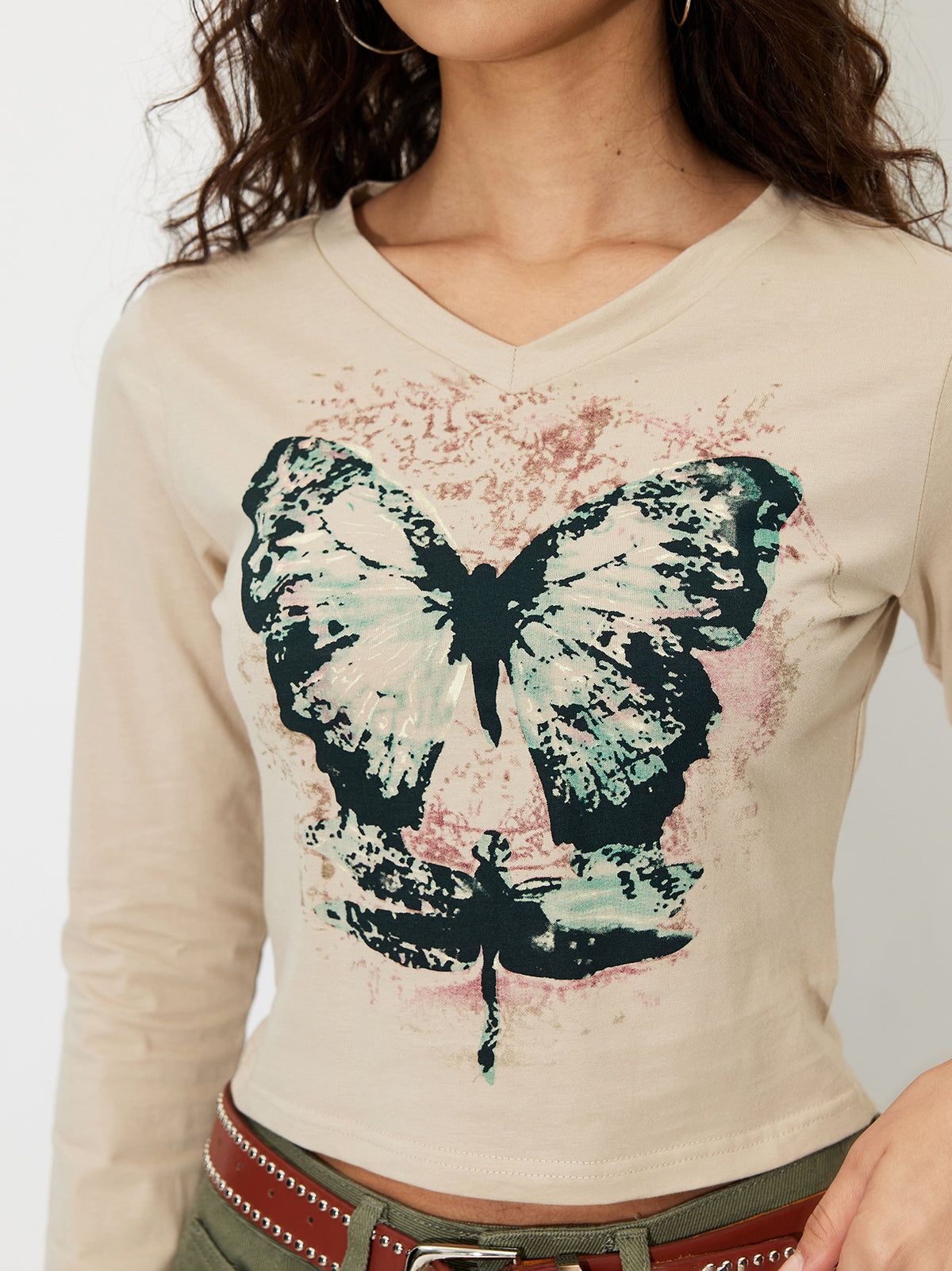 Printed Pullover T-Shirt 118324