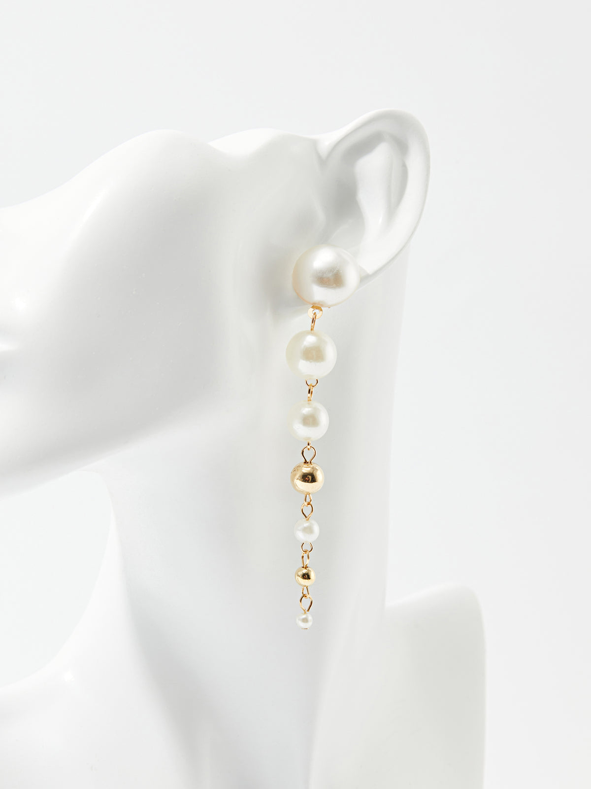 Artificial Pearl Drop Earrings 120616
