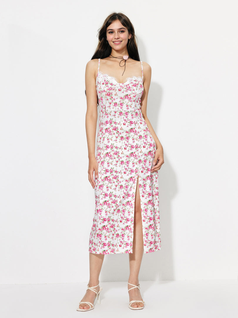 Slit A-Line Dress 1254792