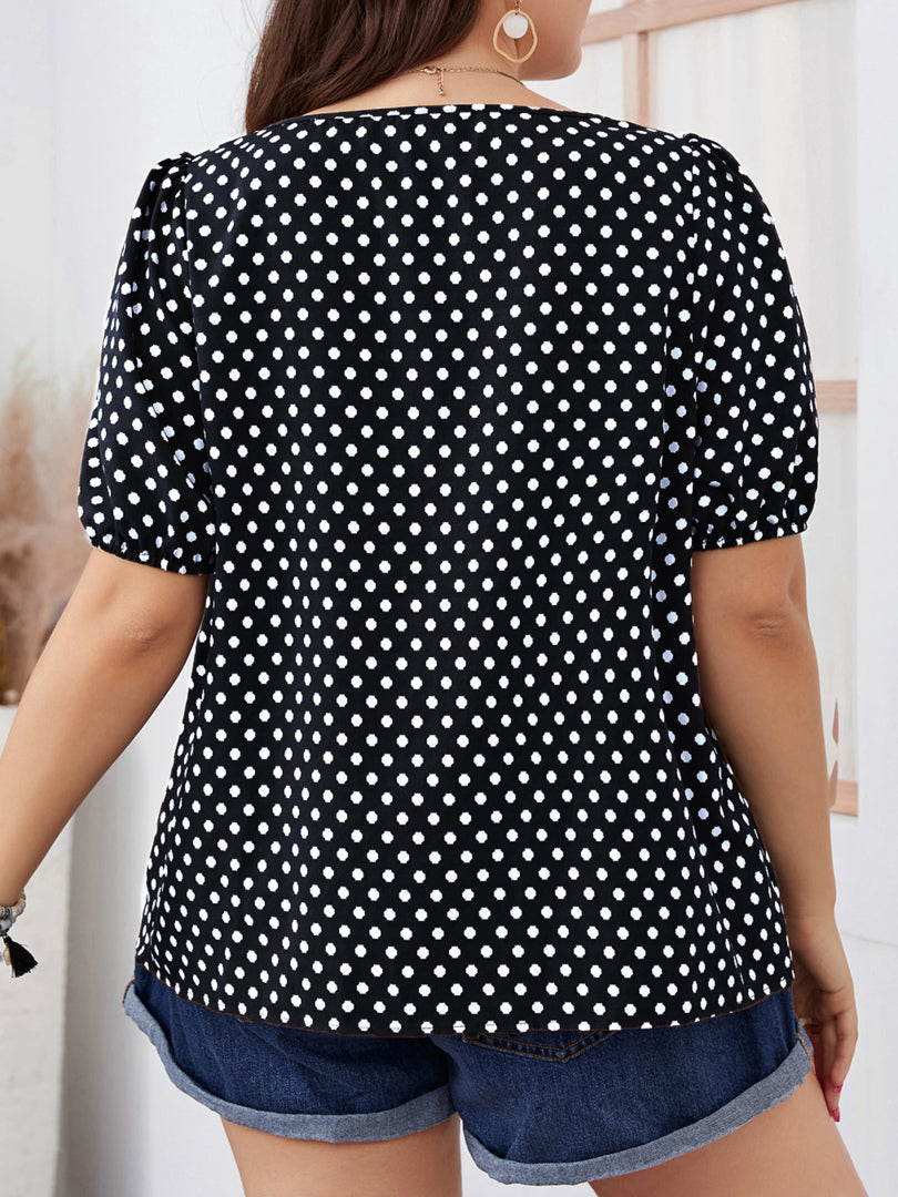 Plus Size Printed Plus Size Tops 1260262