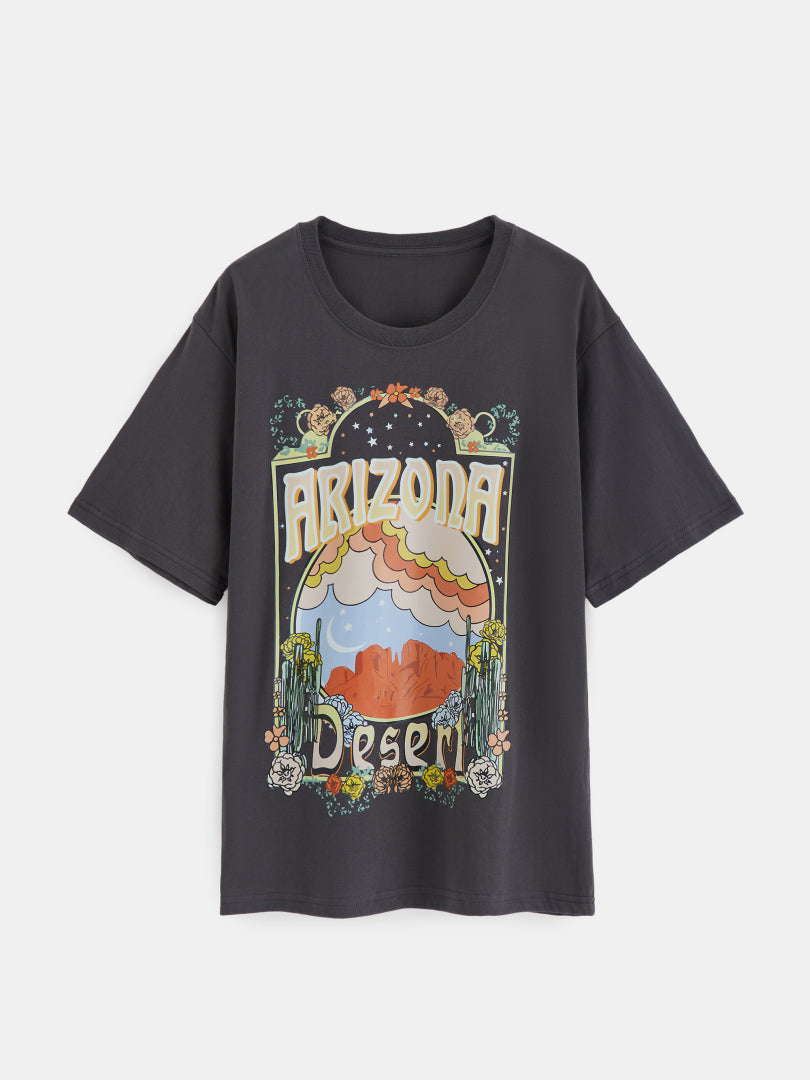 Printed Pullover T-Shirt 1262842