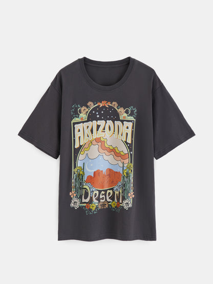 Printed Pullover T-Shirt 1262842