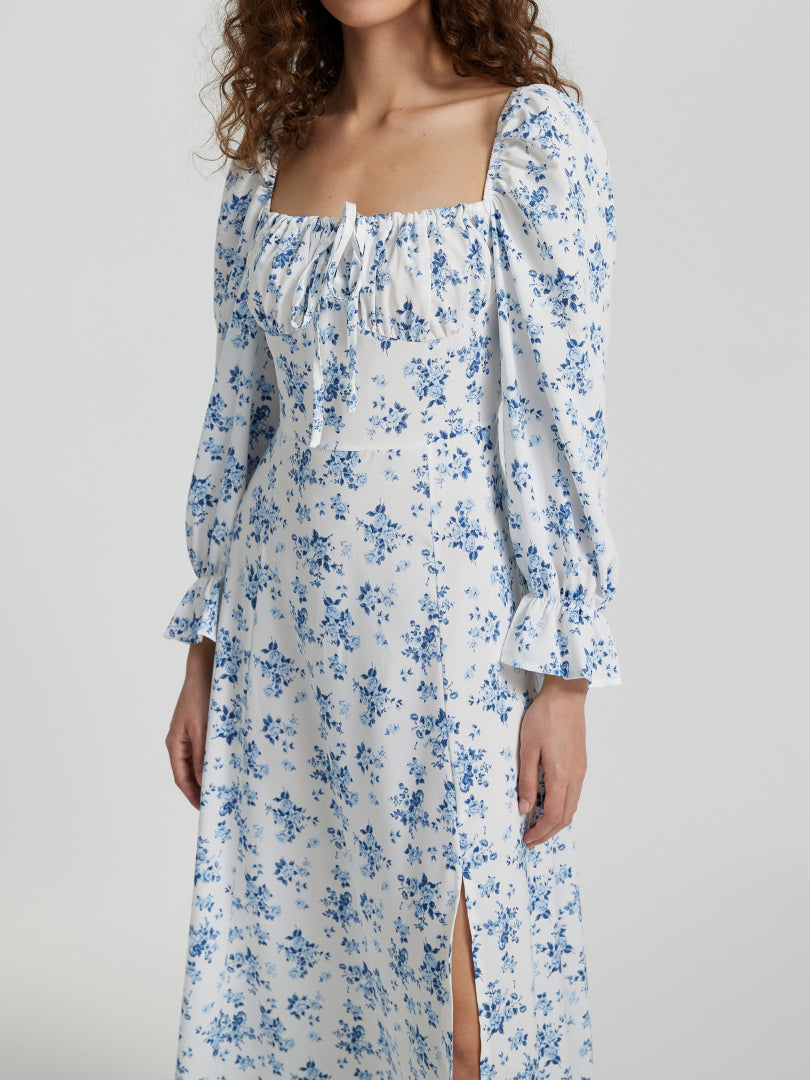 Ruffle A-Line Dress 112509