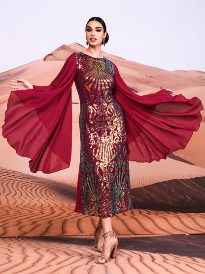 Sequinned Arabian Dresses 1321342