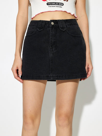 Denim Straight Skirt 1269032