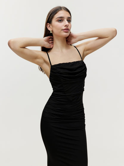Maxi Gathered Cami Dress 107375