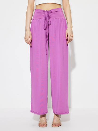 Tied Straight Leg Pants 1266882