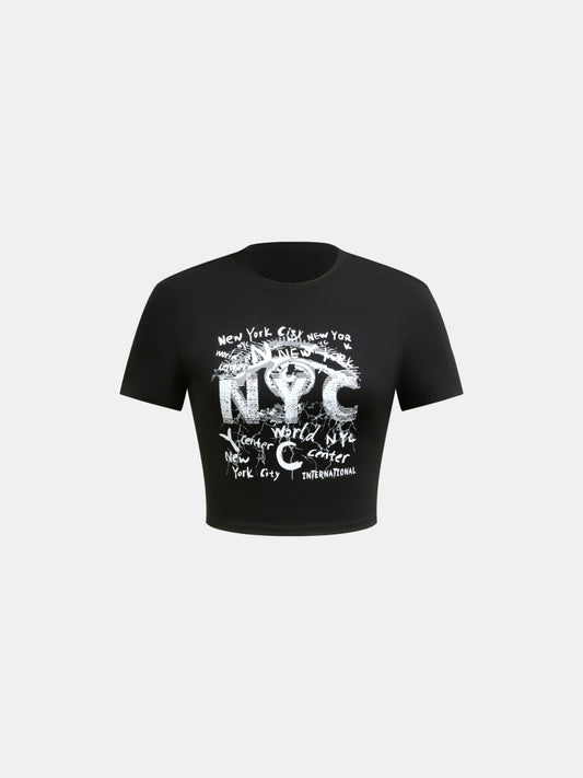 Printed Pullover T-Shirt 1275782