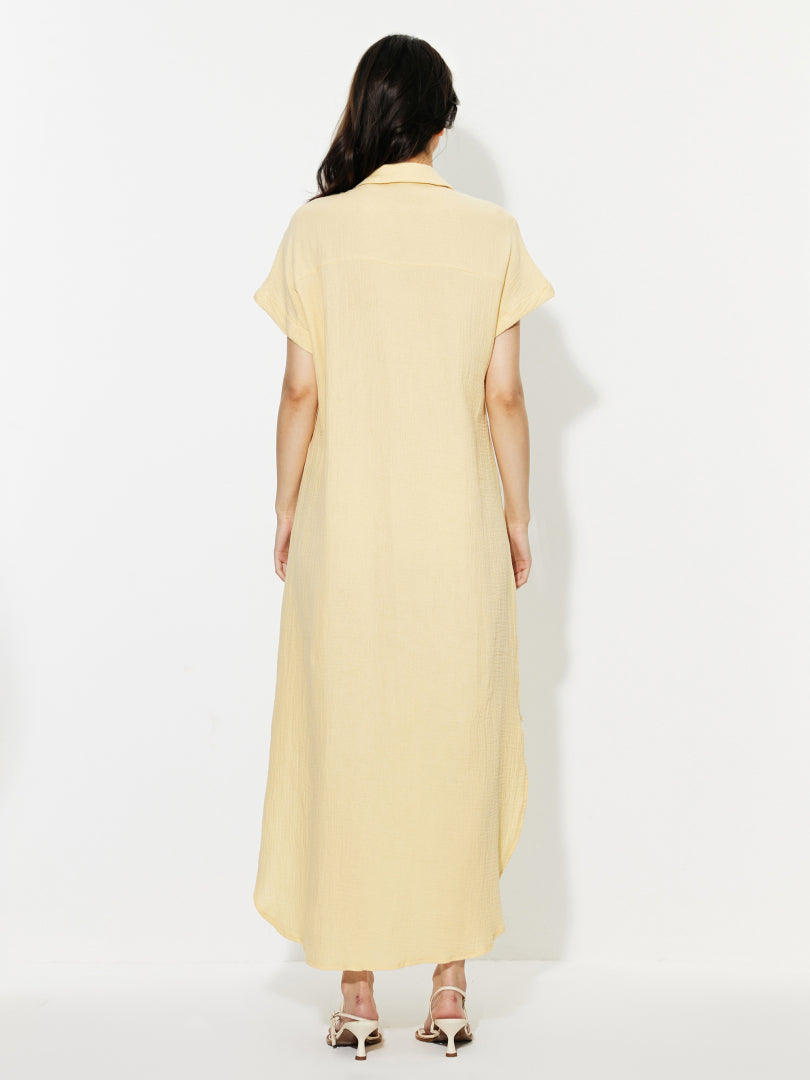 Slit Shirt Dress 1248212