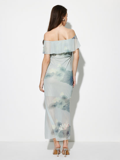 Printed Cocktail Dress 1277872