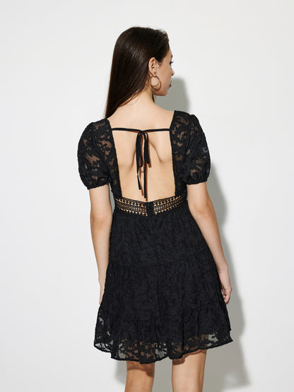 Patchwork A-Line Dress 1277142