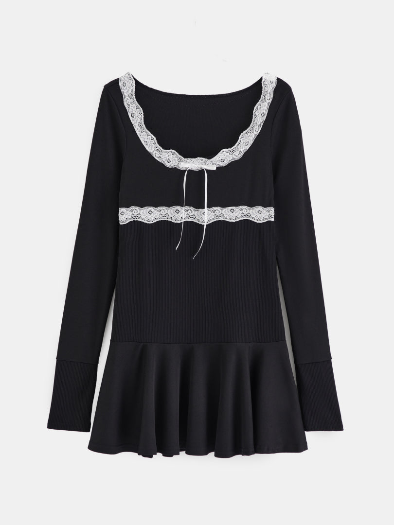 Ruffle A-Line Dress 1252572