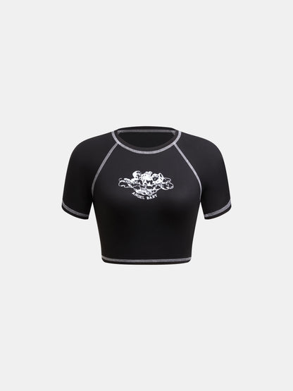 Printed Pullover T-Shirt 1258812