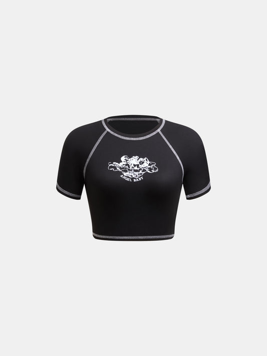Printed Pullover T-Shirt 1258812